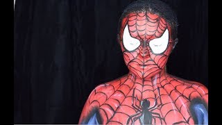 Spider-Man Body Paint Tutorial