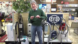 Sebo D4 Premium Canister Vacuum with ET1 Power Nozzle Overview