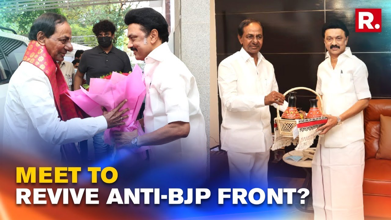 Telangana CM KCR meets Tamil Nadu CM MK Stalin in Chennai, sparks ...