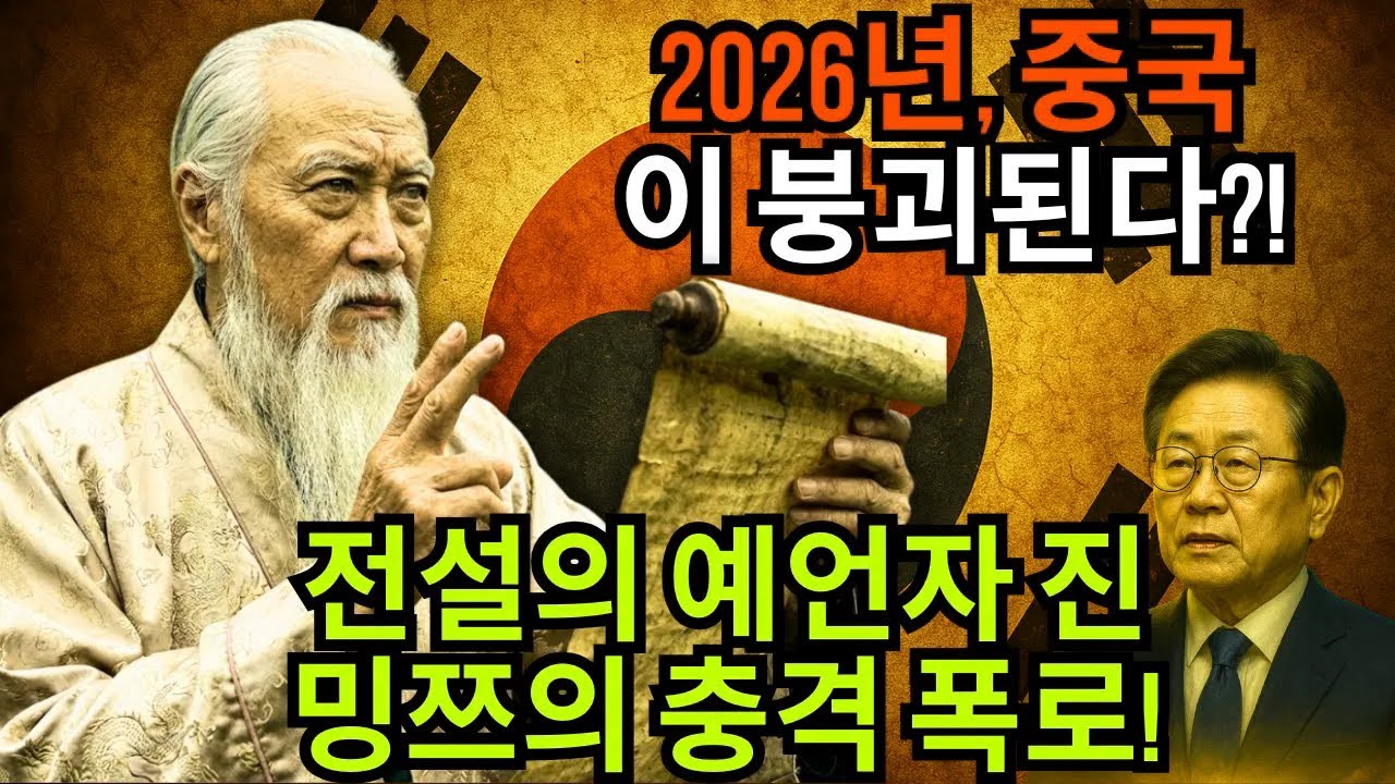 【2026년 대예언】중국, 5개의 나라로 분열된다?! 진밍쯔 선지자의 충격적인 예언 공개!