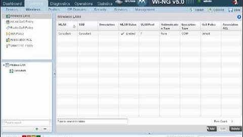WiNG 5.x: SC10081 Creating 802.1x WLAN