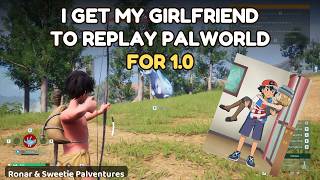 I try to impress my gf with my gamer skills in Palworld, but she only cares about the cute Pals