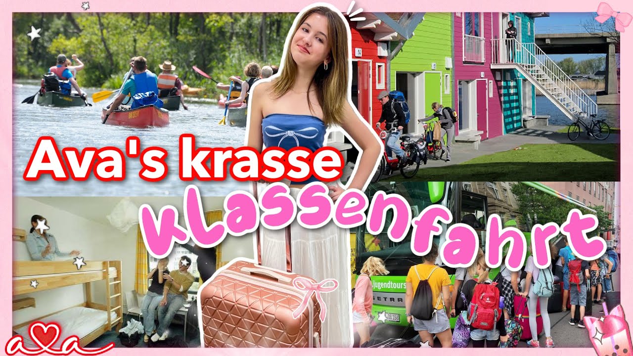 Ava's krasse KLASSENFAHRT 😎 SHOPPING, KOFFER PACKEN &  DM HAUL 💜 Alles Ava Vlog