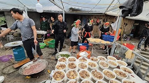 Chấn động cả ngôi làng Cô đơn ăn Đại tiệc 60 mâm cỗ người Dao. Nguyễn Tất Thắng
