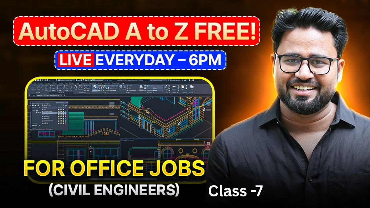 AutoCAD Live Session– Day 7 || Mastering AutoCAD Dimensions: A Complete ...