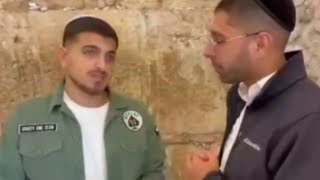 Celebrity Liam Golan at the Western Wall Wealth