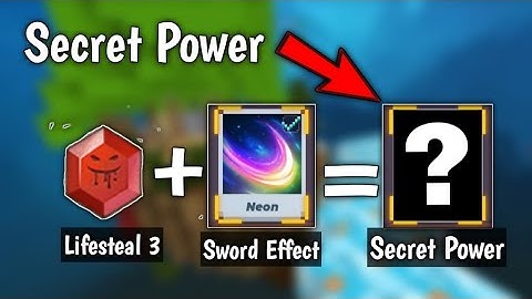 Playing With Best Neon Sword Effect (Blockman GO)