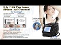 2in1 laser machine operates video