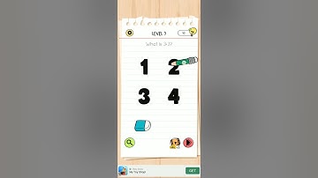 Brain test All-Star level 7 What is 3+3 ? walkthrough