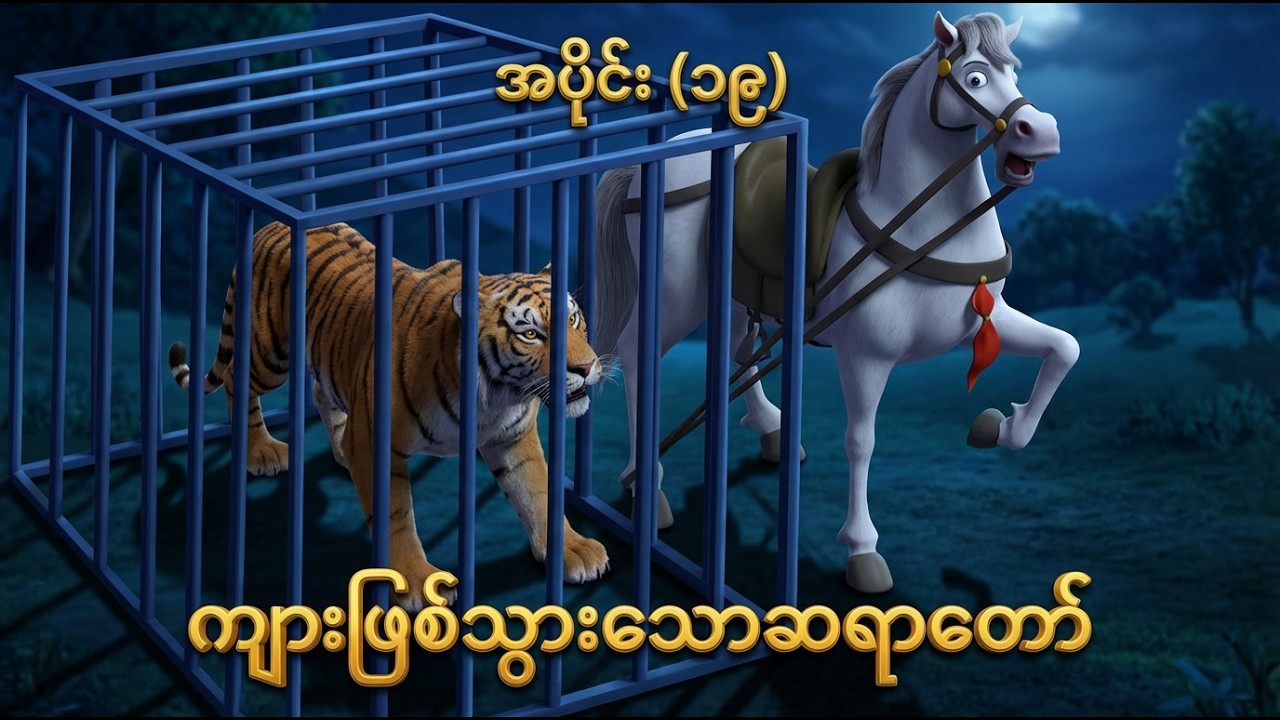 ကျားဖြစ်သွားသောဆရာတော် အပိုင်း (၁၉) / စွန်းဝူခုန်းကာတွန်း Ep 19