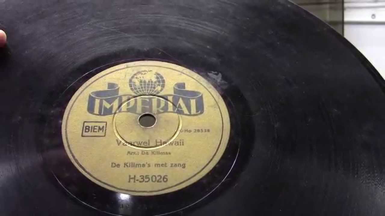 The Kilima Hawaiians: Vaarwel Hawaii. (ca 1940).