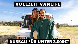 Unsere Van Roomtour I Vanlife im low budget DIY camper Van I Vollzeit Vanlife I deutsch