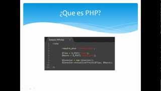 2-Tutorial-PHP Introducción al Lenguaje