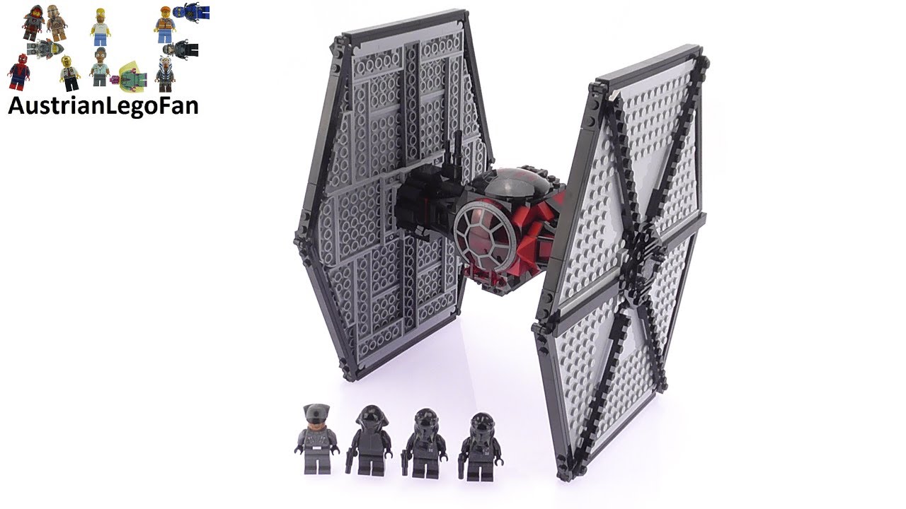 Lego Star Wars 75101 First Order Special Forces Tie Fighter - Lego Speed Review - YouTube