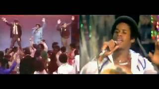Sugarhill Gang - Rappers Delight (RaRCS, by DcsabaS, Soul Train, Disco Inferno)
RaRCS stands for Record and Record Combined Stereo, which means that the left and the right sides of the video come from two different studio records.
In this case you can enjoy Rappers Delight from the Sugarhill Gang. Theoretically these performances could have been live, but they were not. On the right side you can see the Disco Inferno performance (playback), while on the left side the Soul Train performance (also playback). Sugarhill Gang - Rappers Delight (RaRCS, by DcsabaS, Soul Train, Disco Inferno)