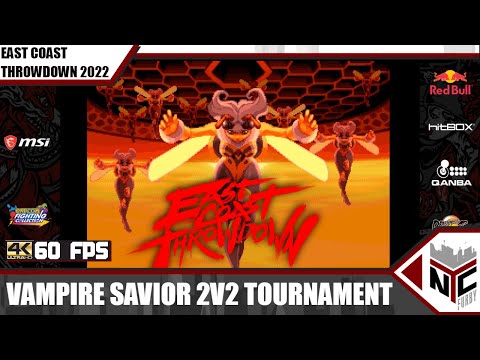 Vampire Savior 2v2 Team Tournament East Coast Throwdown 2022 [4K/60fps]