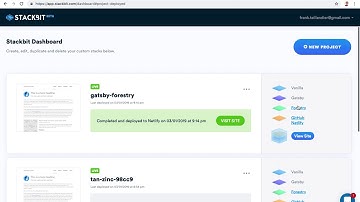 Deploy a Gatsby site on Netlify, edit it in Forestry in minutes with Stackbit