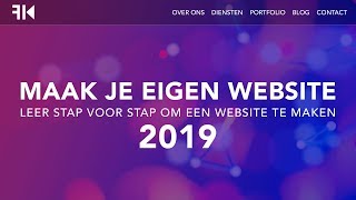Hoe Maak Je Een Wordpress Website 2019