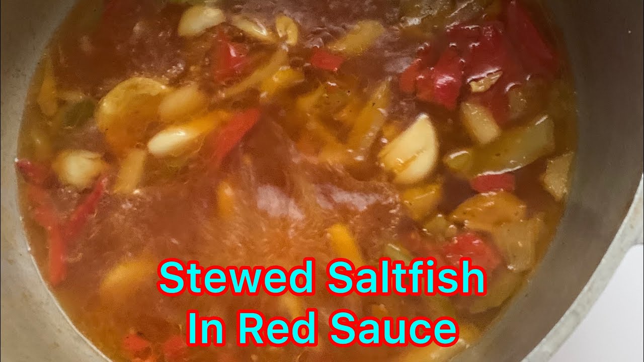How To Stewed Saltfish With Gravy recipe caribbean Style. YouTube