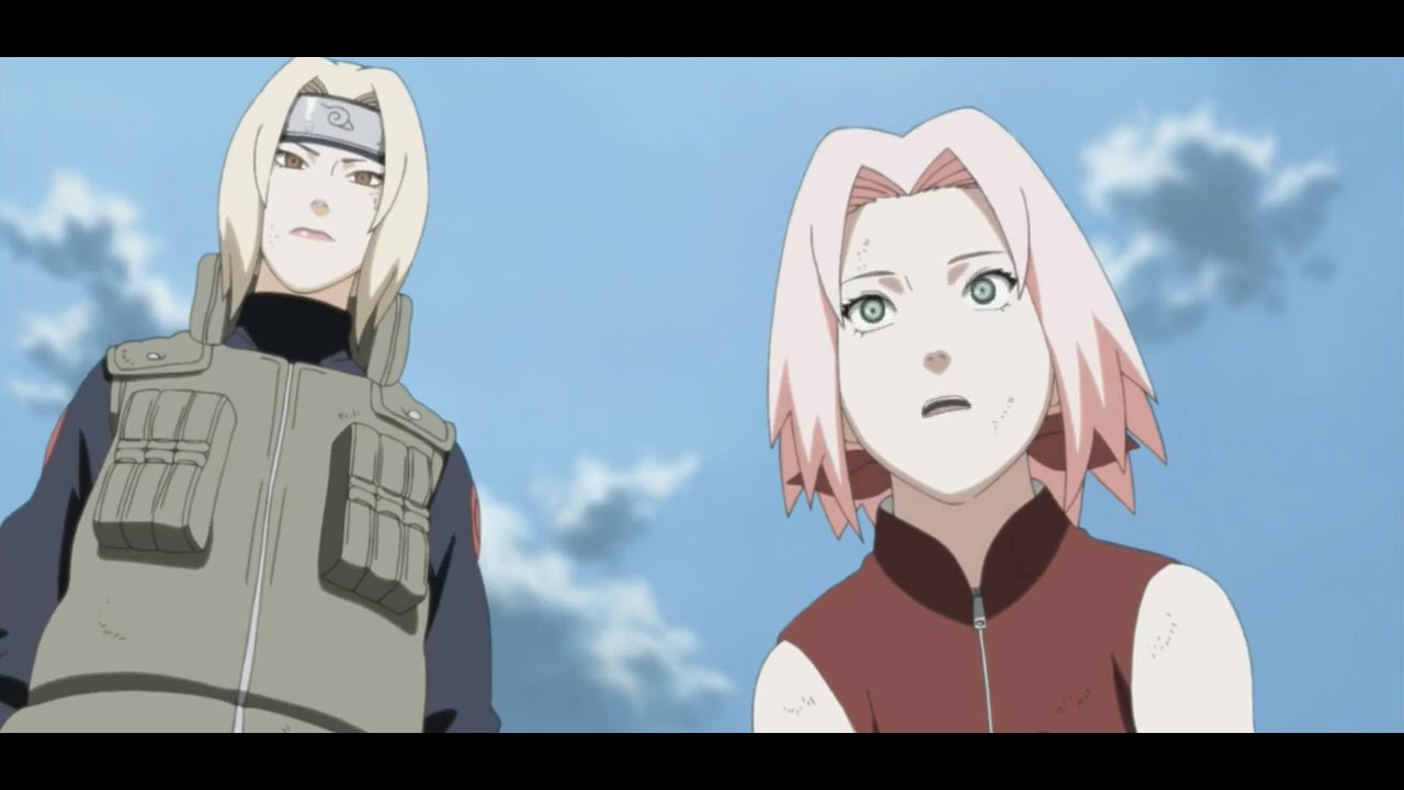 Naruto getting saved by Ryuzetsu