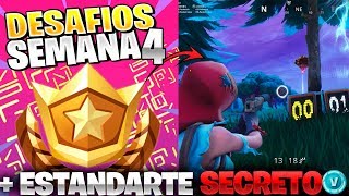 Todos Los Desafíos De La Semana 4 Estrella Oculta Temporada 6 Fortnite Battle Royale