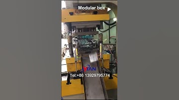 Automatic modular box making machine junction box stamping die#junctionbox #electric