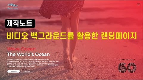 [제작노트] 비디오 백그라운드를 활용한 랜딩페이지 with jQuery