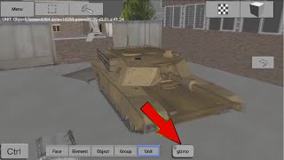 3DMap. Phisic Gismo. Tank Abrams & Staircase.