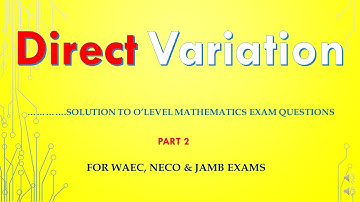 mathskeypoints - Direct Variation - Part 2