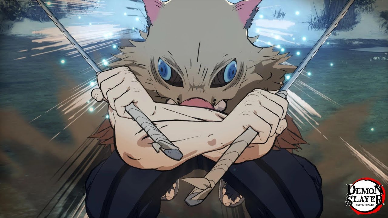 All Inosuke Moves DEMON SLAYER: KIMETSU NO YAIBA - THE HINOKAMI CHRONICLES [ALL INOSUKE ...
