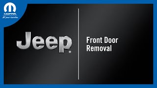 Front Door Removal | How To | 2024 Jeep Gladiator & Wrangler