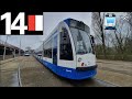 🚊 GVB Amsterdam Tramlijn 14 Cabinerit Centraal Station - Flevopark via omleiding | Tram Driver 2020