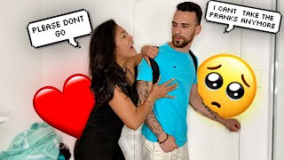 I Can't Take The PRANKS Anymore Break Up PRANK ON GIRLFRIEND!