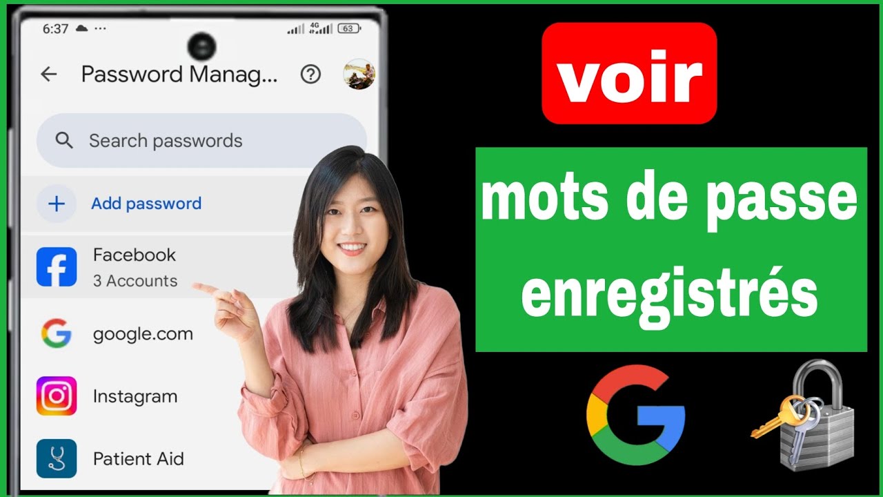 Comment afficher les mots de passe enregistrés sur votre mobile