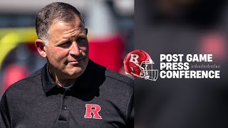 Head Coach Greg Schiano Postgame Press Conference - Northwestern