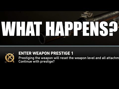 COD WW2 - What Happens When You Prestige Your Weapon? (How To Prestige Your Weapons in COD WW2)