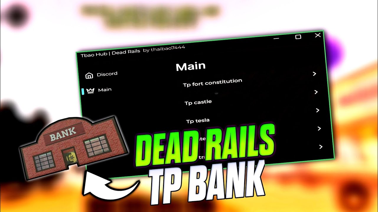 New OP Dead Rails Script Auto TP Bank | KEYLESS - YouTube