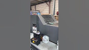 Heidelberg SpeedMaster 5 color Printing  #machine