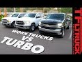 Work Truck Wars: 2019 Chevy Silverado 4-Cylinder Turbo vs Ford F150 vs Ram 1500 Review