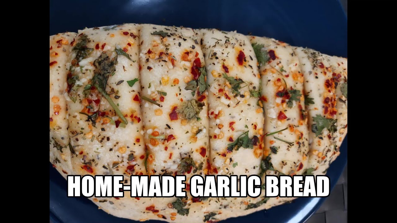 Home made Dominos style Garlic Bread No oven No yeast Simple