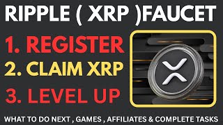 CRYPTO FAUCET Part 8: RIPPLE (XRP) Faucet Access Guide – Register & Tasks screenshot 1