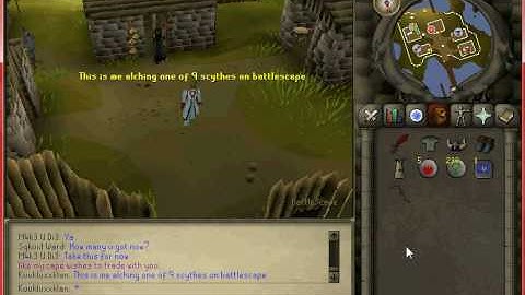 Me Alching 1 out of 9 Scythes On Battlescape GF