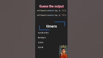 Javascript tricky questions - timer #shorts #short #shortsfeed #javascript #javascript #ytshorts
