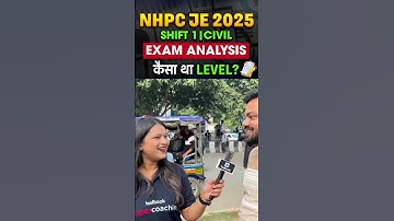 NHPC JE Exam Review 2025 #nhpcje #ytshorts #shortsfeed #shortsviral #nhpcexam #sonalmaam #shorts