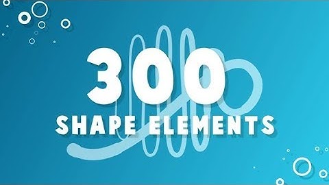 Shape Motion Pack 300 Elements [After Effect project]