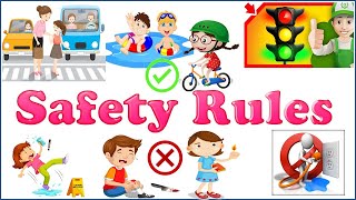 Safety Rules for Kids | Safety Rules | Traffic Rules for Kids | Child Safety | Road Safety First Aid