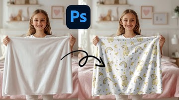 How To make  Blanket Mockup in Photoshop | Photoshop Mockup Tutorial