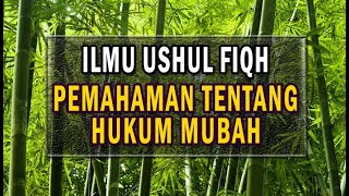 ILMU USHUL FIQH: PEMAHAMAN YANG BENAR TENTANG HUKUM MUBAH | MATERI DASAR ISLAM