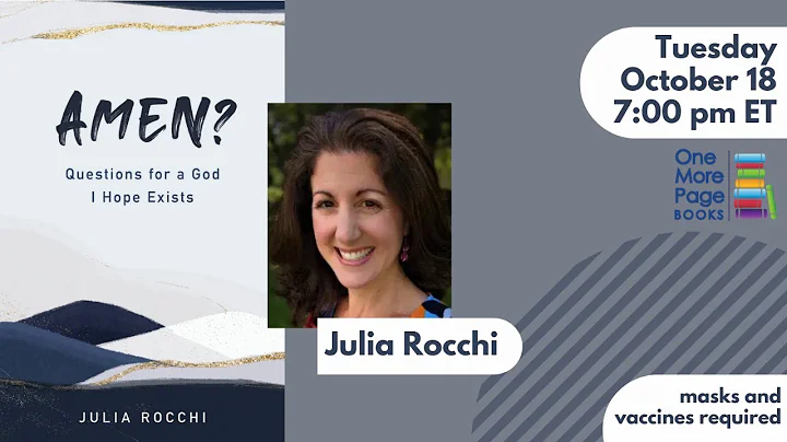 Julia Rocchi Discusses Amen? Questions for a God I...