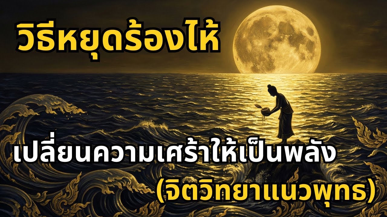 ปริเทวะ!!! วิธีหยุดร้องไห้ : เปลี่ยนความเศร้าให้เป็นพลัง (จิตวิทยาแนวพุทธ) | มุมคิดพุทธธรรม